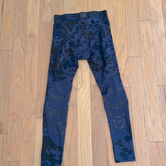 Nike Pro | Tights HyperCool Series | Black/Blue Camouflage | size M - Picture 4 of 5